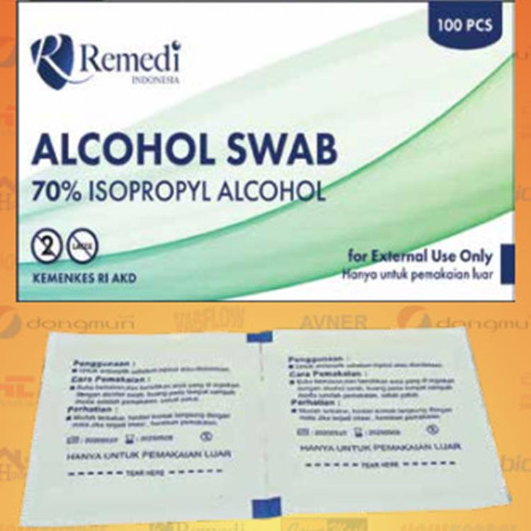 REMEDI Alcohol Swab PT. Anugrahmitra Selaras